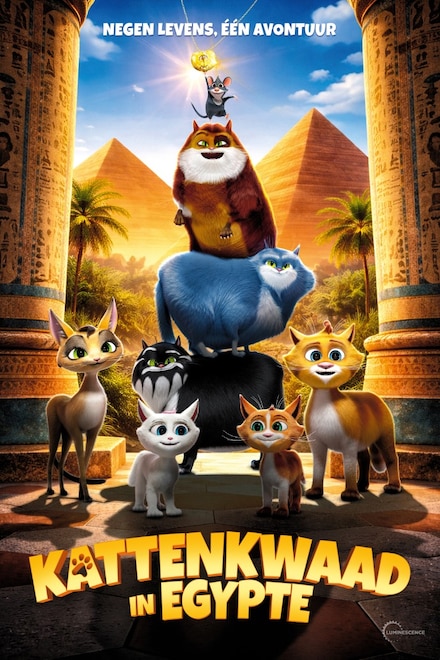 Filmposter van Kattenkwaad in Egypte