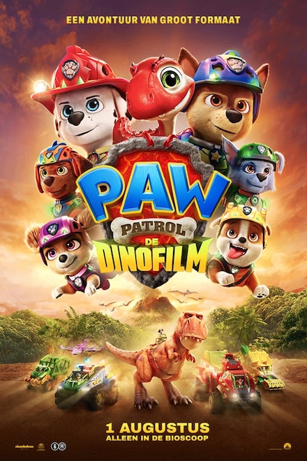 Filmposter van Paw Patrol: De Dinofilm